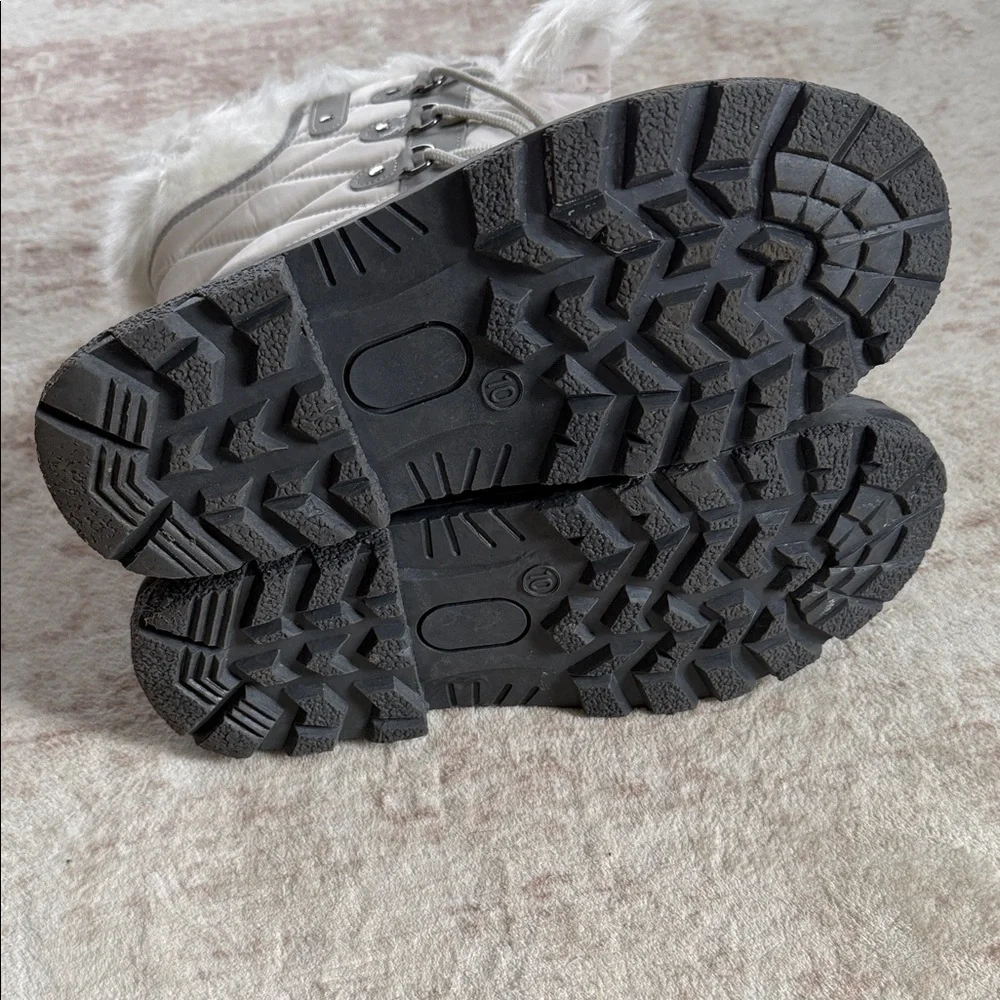 Mysoft Women's Snow Boots Warm Insulated Faux Fur Lined Waterproof Size10 - Picture 6 of 7